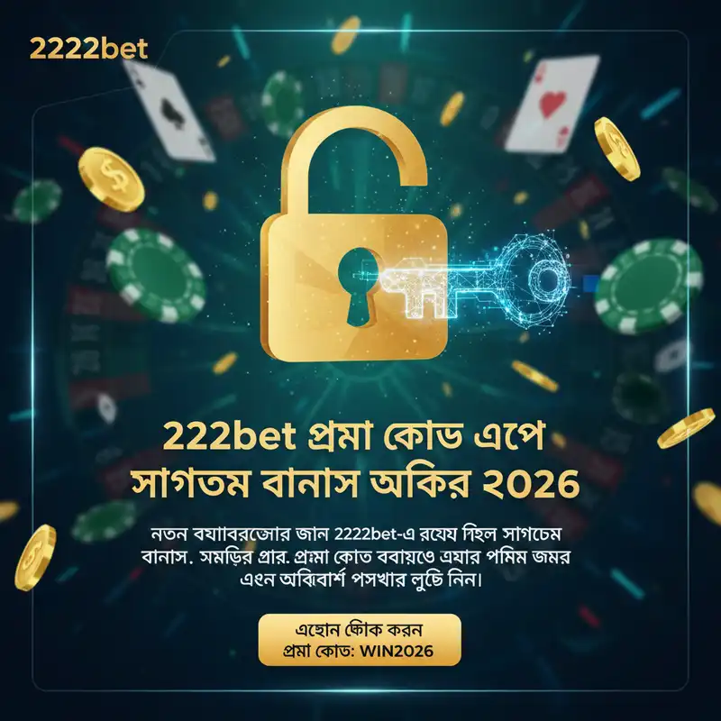 2222bet স্বাগতম বোনাস ২০২৬